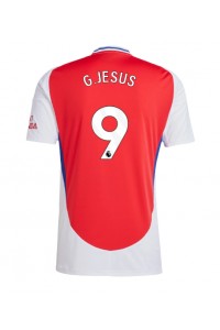 Arsenal Gabriel Jesus #9 Fotballdrakt Hjemme Klær 2024-25 Korte ermer